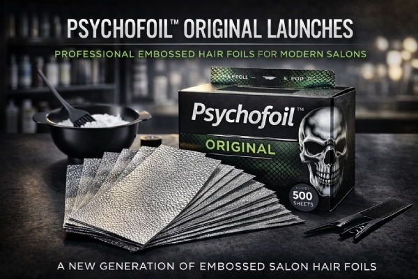 Psychofoil™ Original Launches: Professional Embossed Hair Foils for Modern Salons