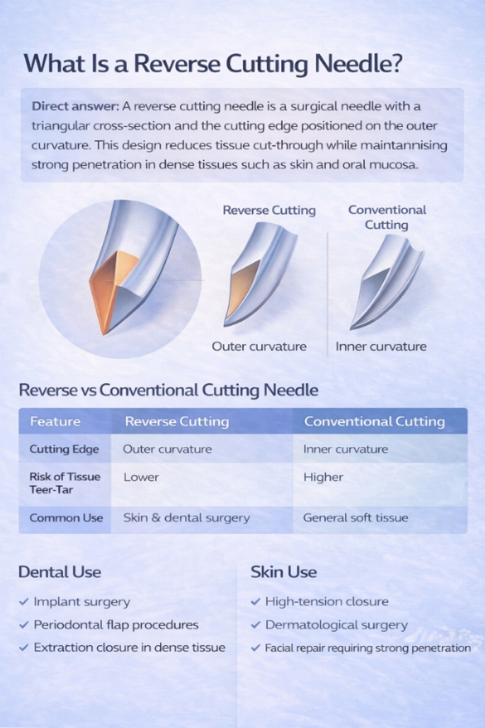 What Is a Reverse Cutting Needle? | Surgical Guide