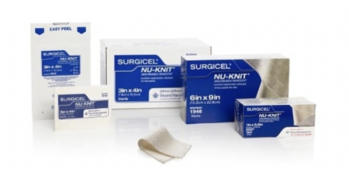 Ethicon SURGICEL™ Original 5 × 7.5cm Absorbable Hemostat – Oxidised Regenerated Cellulose – 1903 (Box of 5)