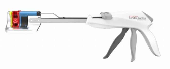 ECHELON CONTOUR™ Curved Cutter GCS40B 40mm Stapler with Blue Reload – Regular Tissue