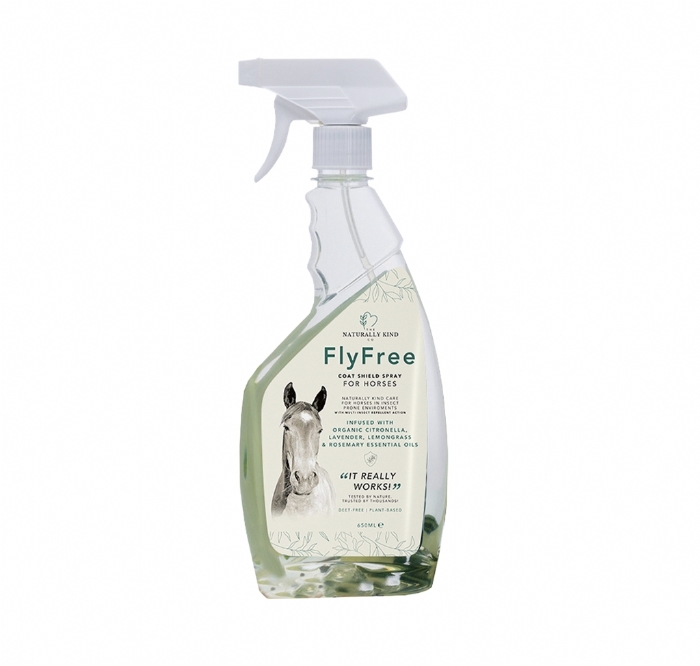 FlyFree Naturally Kind Multi Insect Repellent Spray 650ml – Natural Fly Repellent for Horses
