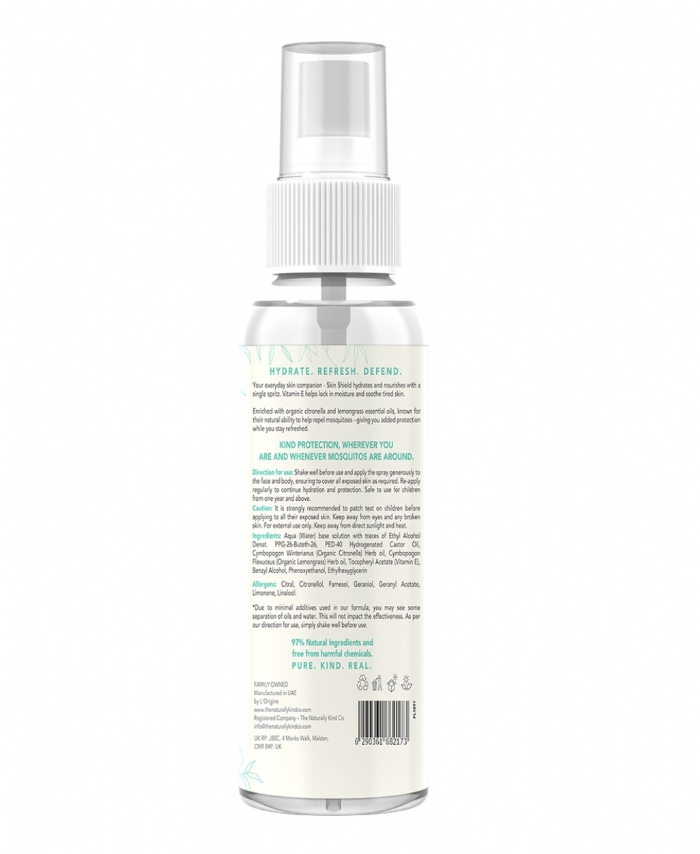 Skin Shield Citronella & Lemongrass Hydrating Insect Repellent Spray 250ml