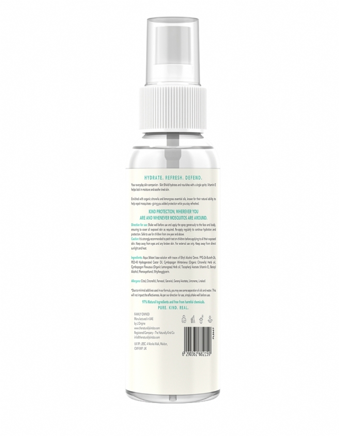Skin Shield Citronella & Lemongrass Hydrating Insect Repellent Spray 100ml