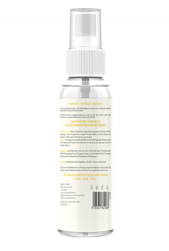 Skin Shield Lemon Eucalyptus Hydrating Insect Repellent Spray 100ml