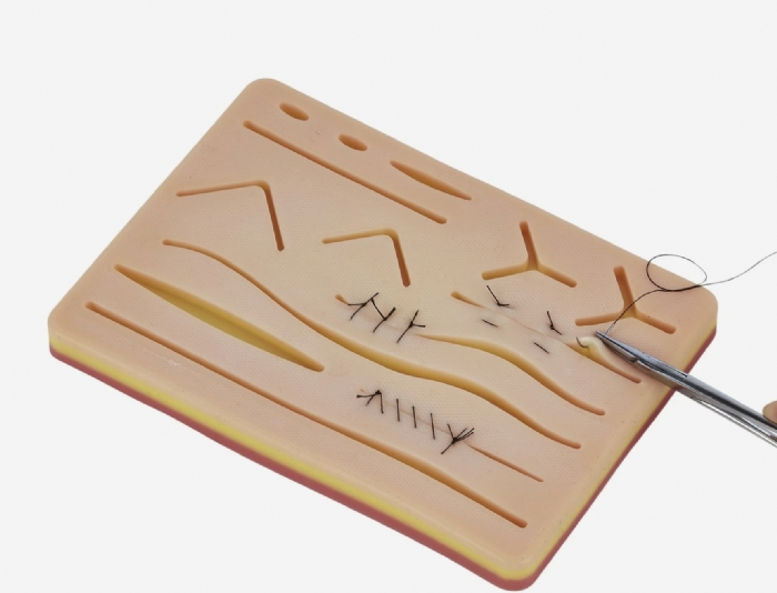 3-Layer Silicone Suture Training Pad for Suturing Practice