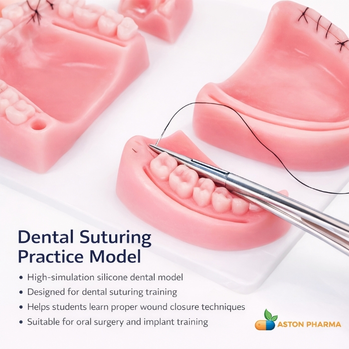 Dental Suturing Practice Model – Silicone Oral Surgery Training Pad