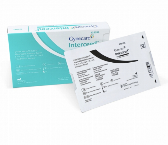 INTERCEED™ (TC7) Absorbable Adhesion Barrier 7.6cm x 10.2cm – Box of 10 – M4350
