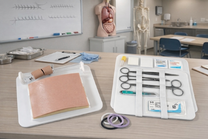 Suture & Knot Tying Practice Kit – Surgical Suturing Training Kit