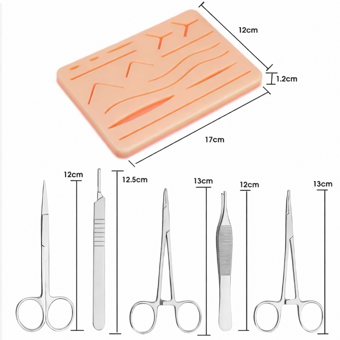 Professional Surgical Suturing Practice Kit – Complete Medical Suture Training Kit
