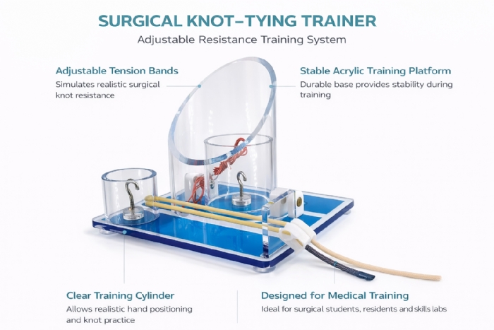 Surgical Wound Suture & Knotting Training Model – Medical Suturing Practice Simulator