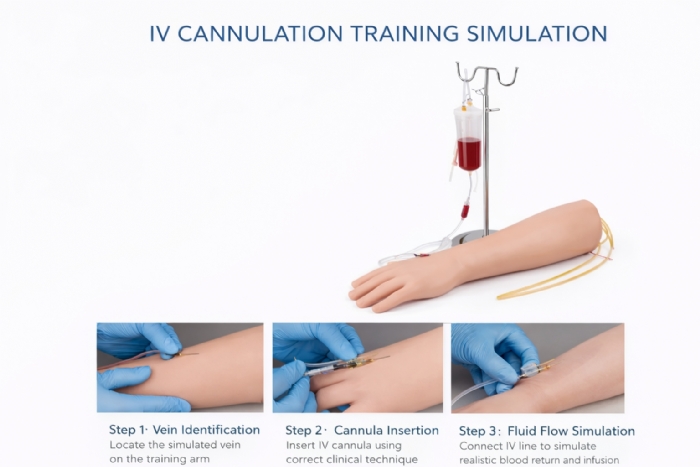 Medical Injection Training Arm – Venipuncture & IV Injection Practice Simulator