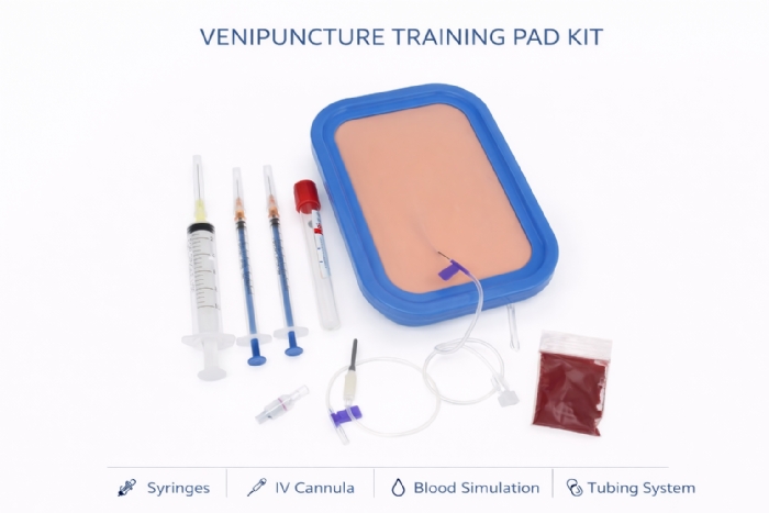 Simulated Skin IV Injection & Venipuncture Training Pad – Phlebotomy Practice Model