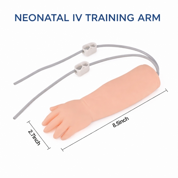 Newborn IV Injection Training Arm – Infant Venipuncture & Phlebotomy Practice Model