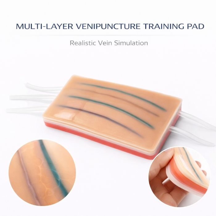 Venipuncture IV Injection Training Pad – Phlebotomy & IV Cannulation Practice Model