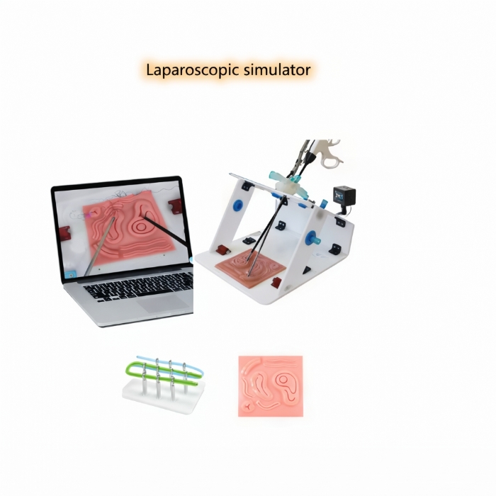 Laparoscopic Trainer Box with Instruments – Surgical Skills Training Simulator