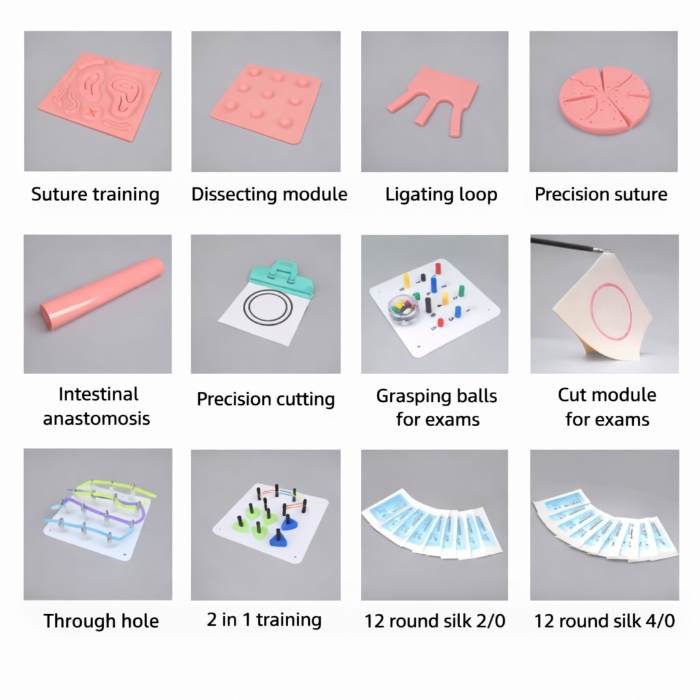 High Simulation Laparoscopic Endo Trainer Simulator – Surgical Skills Training Box