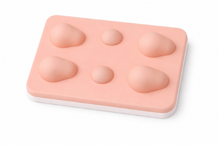 Simulated Skin Suture Pad for Incision & Drainage (I&D) Training – Abscess & Cyst Surgical Skills Practice Model