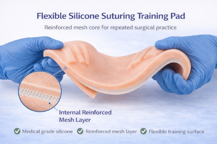 Soft Tissue Suturing Training Model – Silicone Surgical Suture Practice Simulator