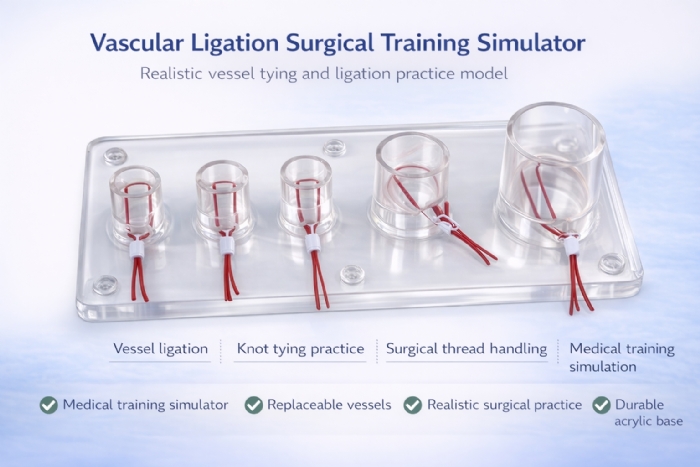 Vascular Ligation Training Simulator – Surgical Vessel Ligation Practice Model