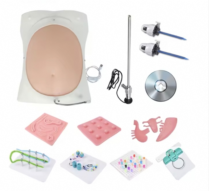 Advanced Laparoscopic Trainer Box – Abdominal Minimally Invasive Surgery Training Simulator