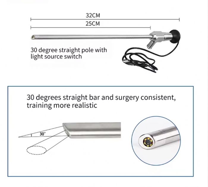 Advanced Laparoscopic Trainer Box – Abdominal Minimally Invasive Surgery Training Simulator