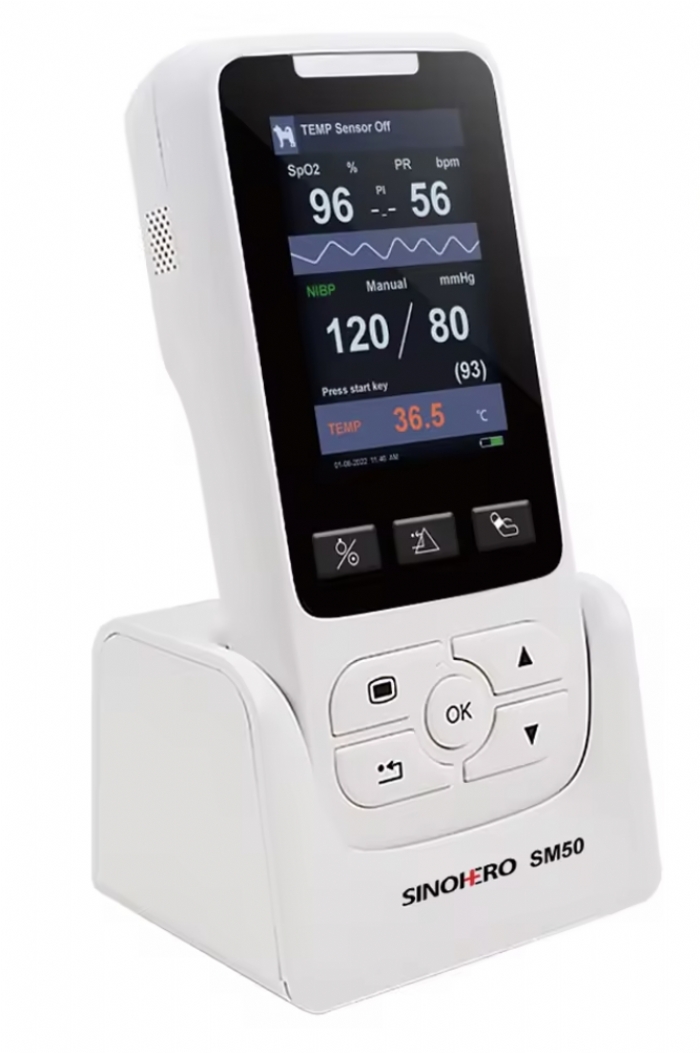 Portable Veterinary Vital Signs Monitor – Animal SpO2, NIBP Blood Pressure, Pulse Rate & Temperature Monitor – Handheld Vet Patient Monitor UK