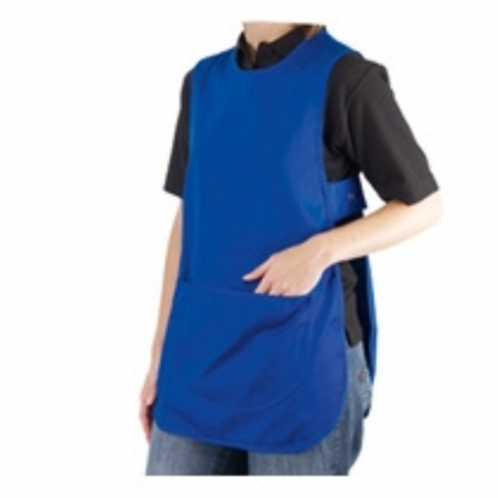 Ladies Polycotton Tabard - Royal Blue Size:10/12 14/16 18/20 20/22