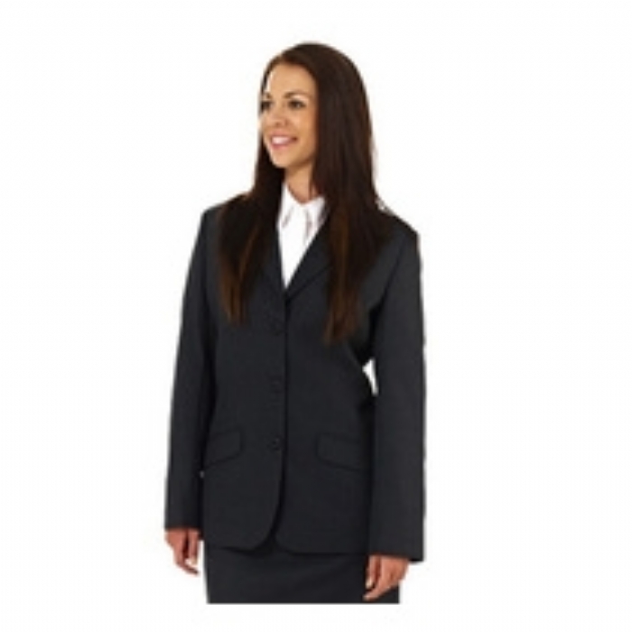 Ladies Bankside Polywool Suit Jacket - Black Size 8-20