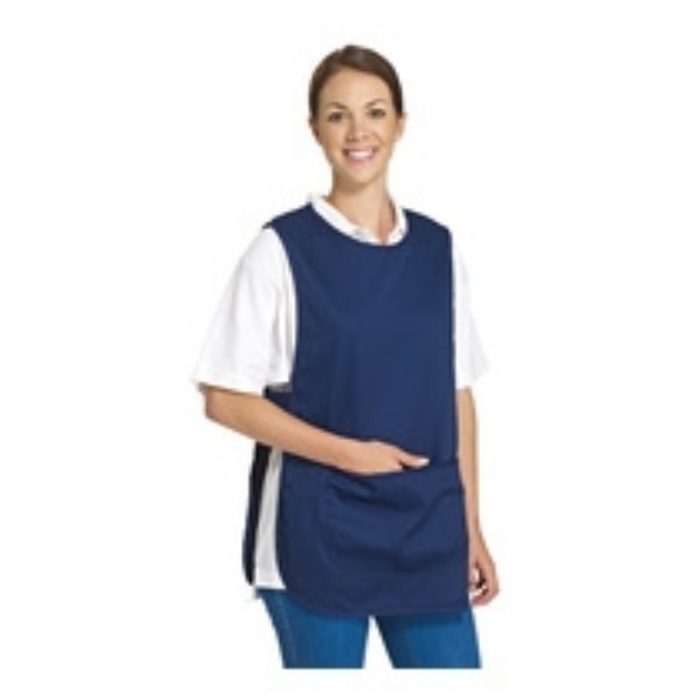 Ladies Polycotton Tabard - Navy Size:10/12 14/16 18/20 20/22