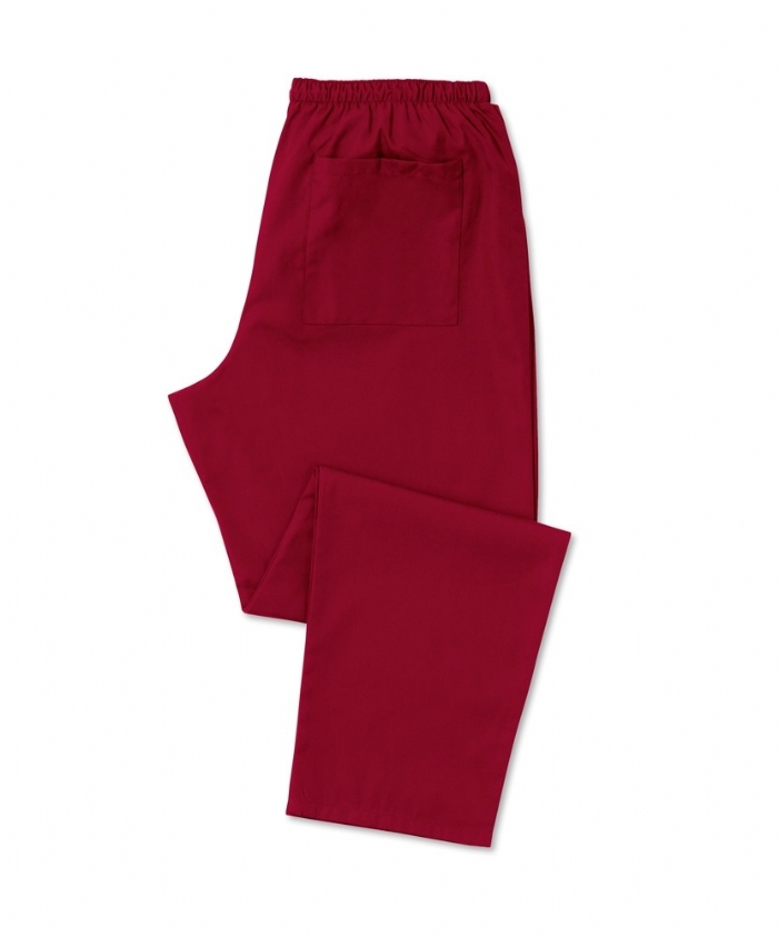 Scrub Trousers Burgundy