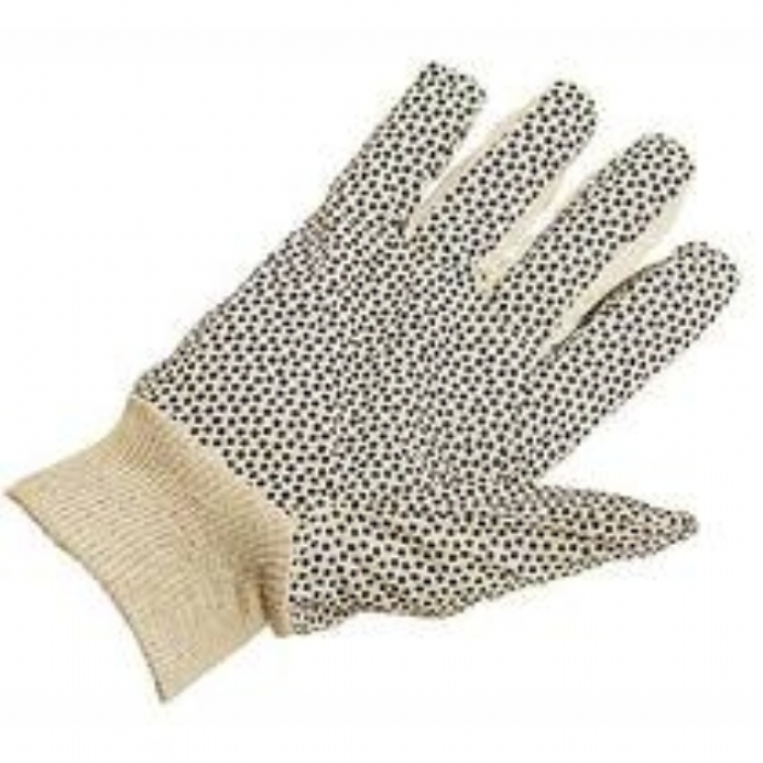 Keep Clean Polka Dot Standard Cotton Knitwrist Glove