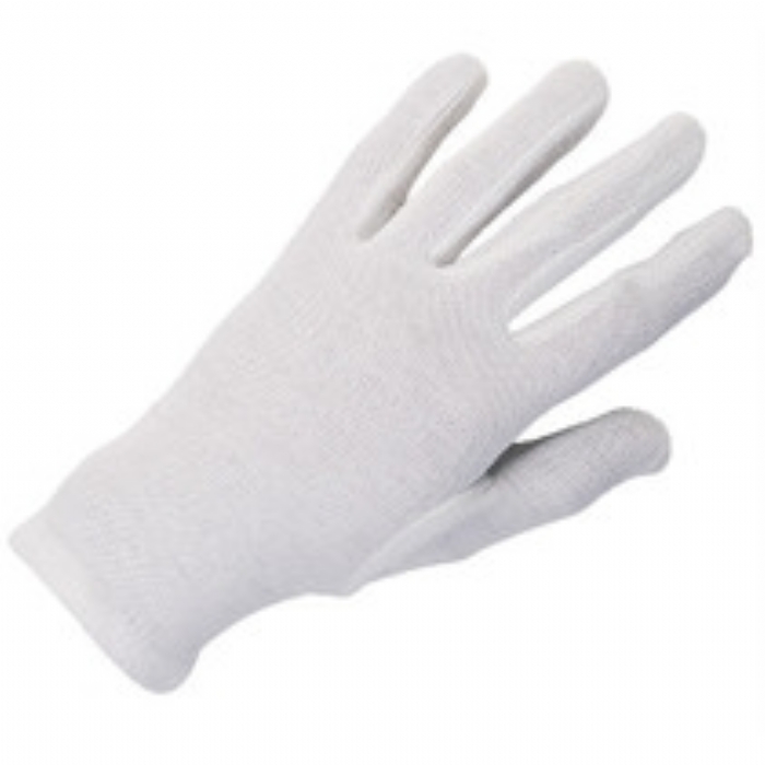 Keep Clean Bleached Stockinette Open Cuff Glove