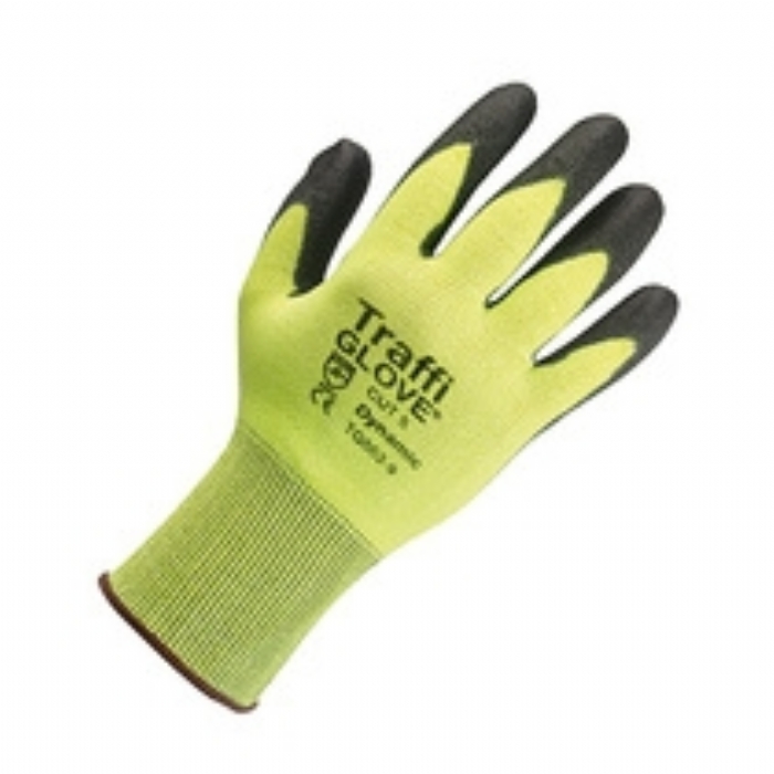 TG562 Dynamic PU Coated Cut Resistant Green TraffiGlove