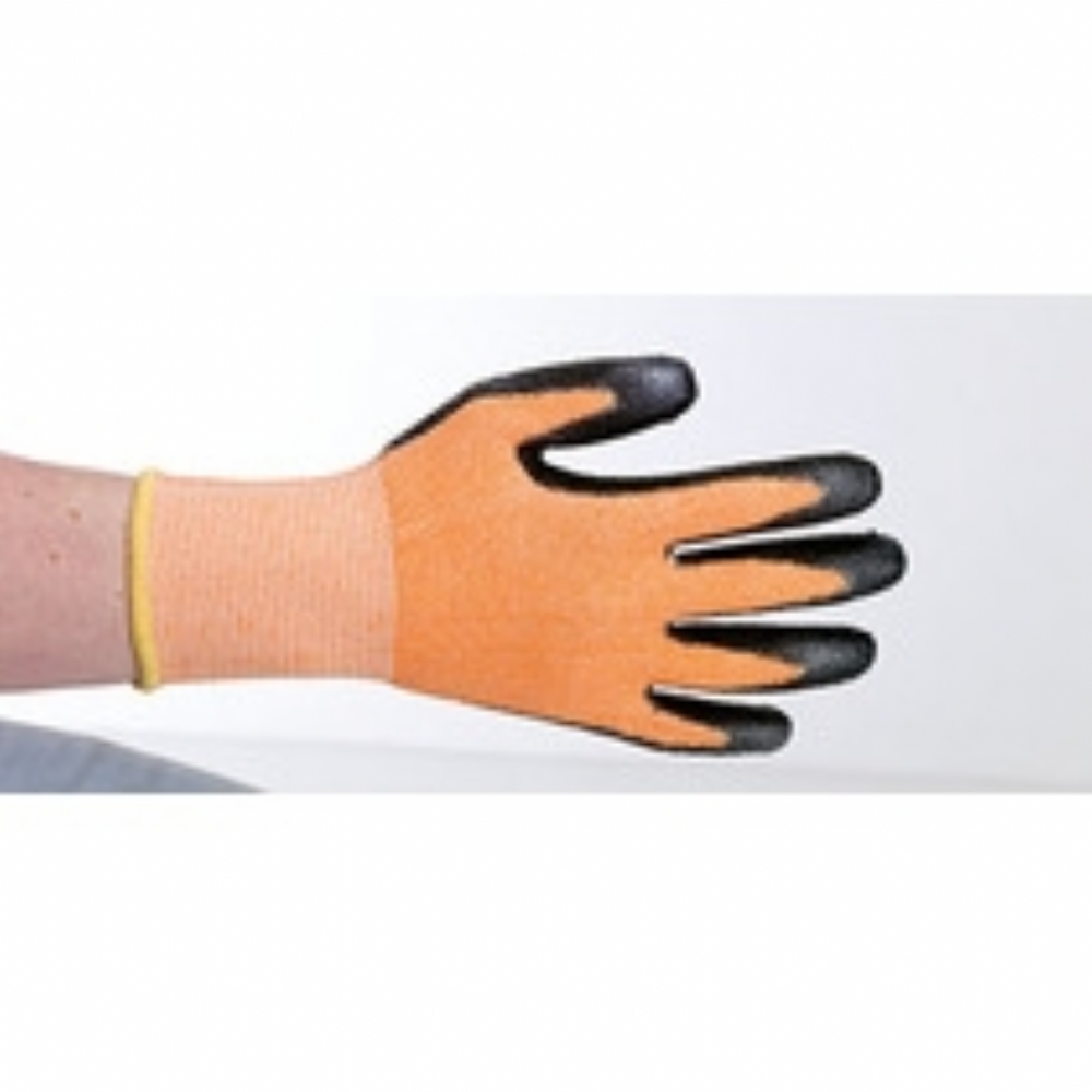 Keep Safe Orange PU Coated Cut Resistant Glove Aston Pharma