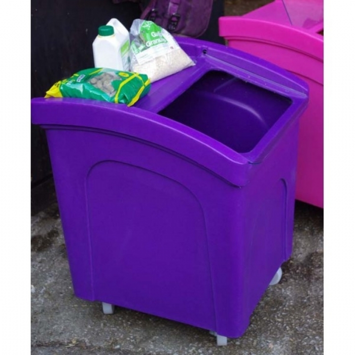 Wheeled Animal Feed and Bedding Bin