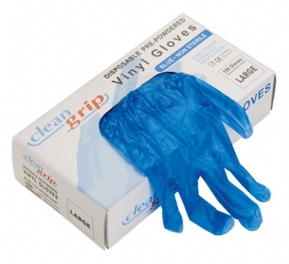 Clean Grip Vinyl Powdered Disposable Gloves Aston Pharma