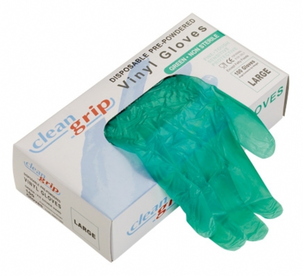 Clean Grip Vinyl Powdered Disposable Gloves | Aston Pharma