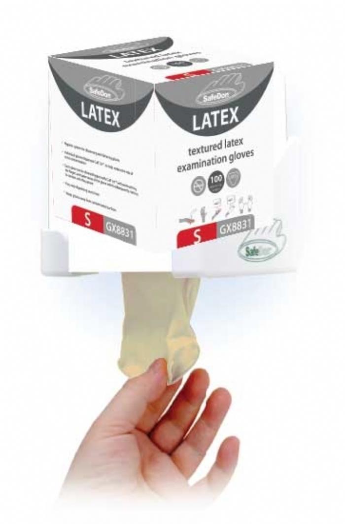 GX883 Powder Free - Safedon Cube Latex Gloves