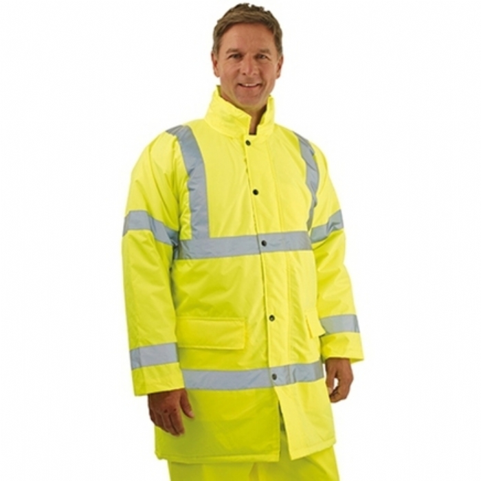 Hi-Vis Saturn Yellow Safety Jacket