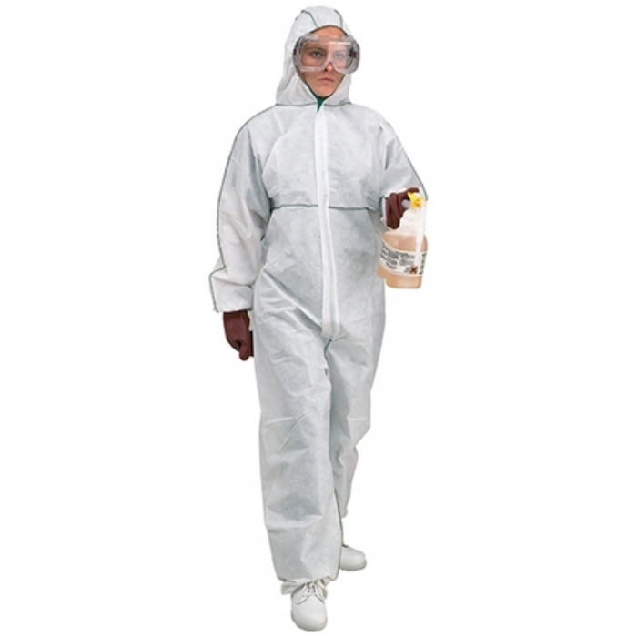 Disposable Type 5/6 White Hooded Coverall