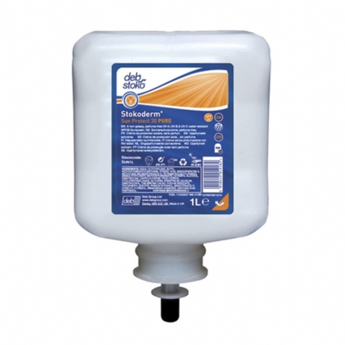 Deb Stoko Stokoderm Sun Protect 30 Pure Sunscreen 1L