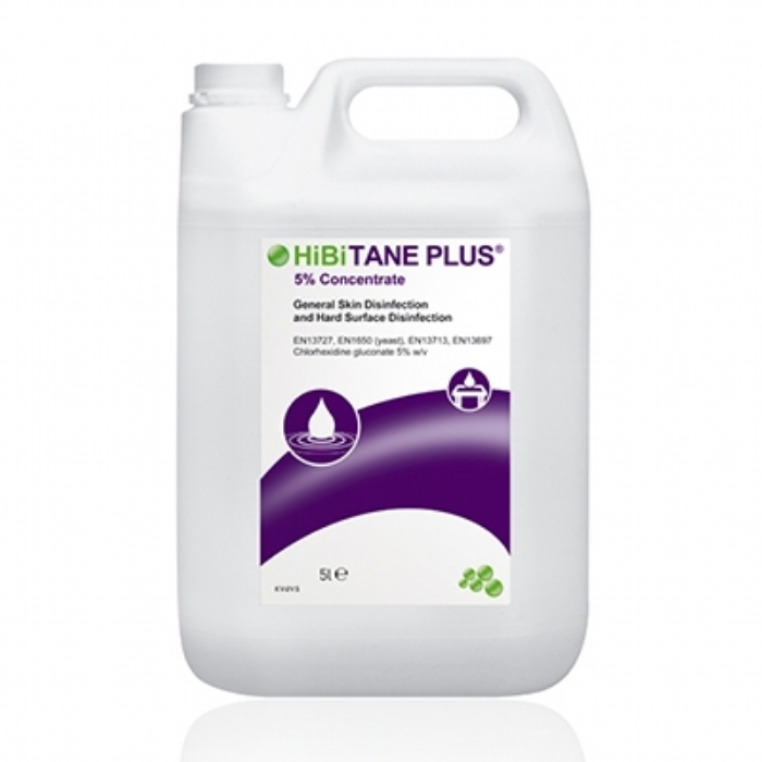 Hibitane Plus 5% Concentrate Skin & Hard Surface Disnfection 5L