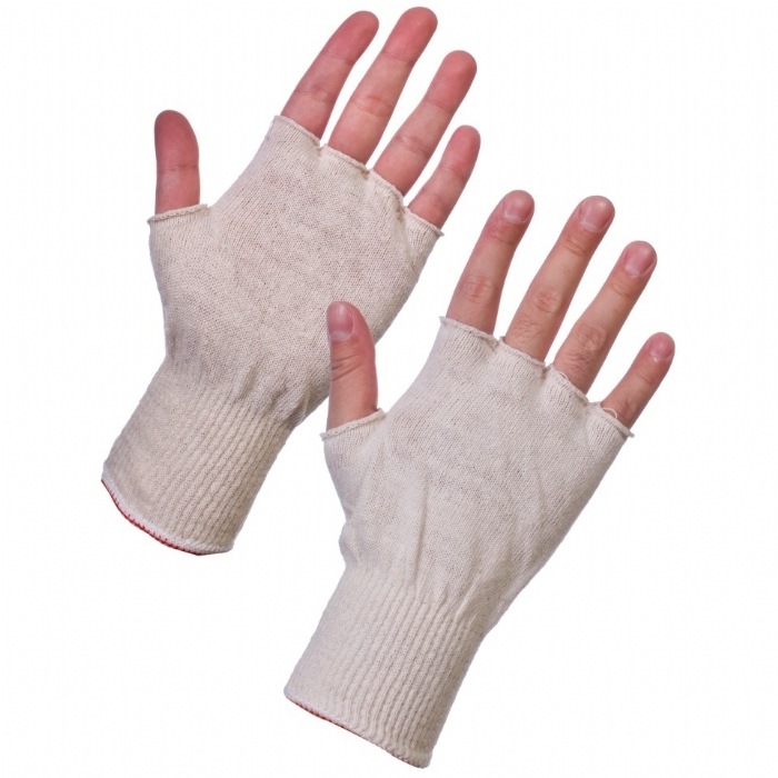 Stockinet Cotton Fingerless - Mens Gloves