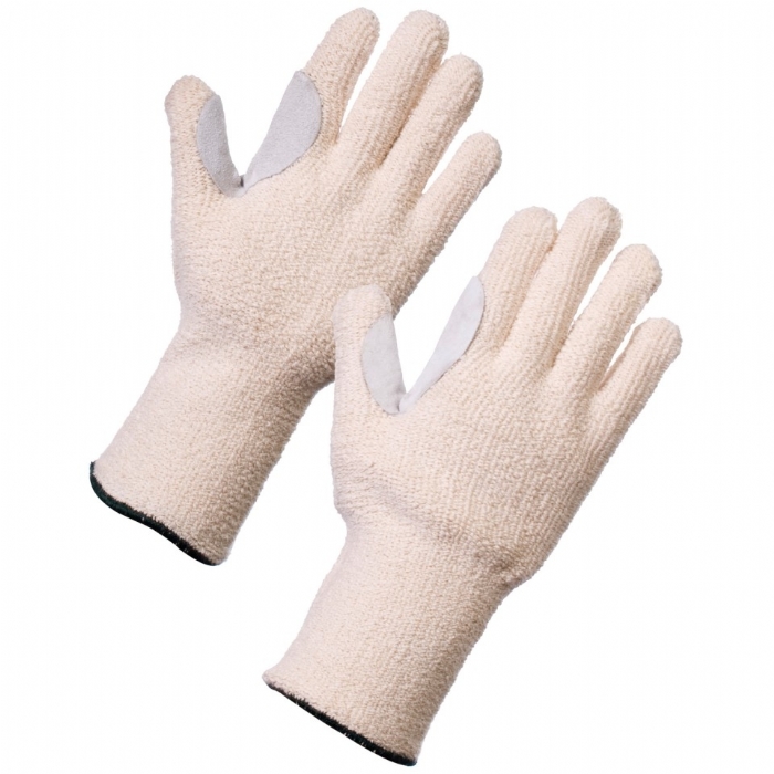 Terry Cotton Chrome Patch Gloves