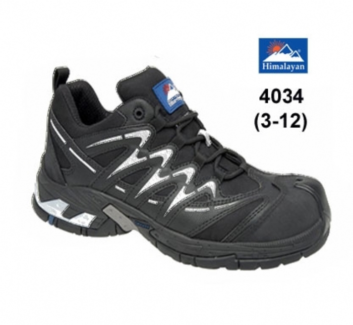 HIMALAYAN  Black Gravity Sport Trainer with Metal Free Cap  and Midsole 