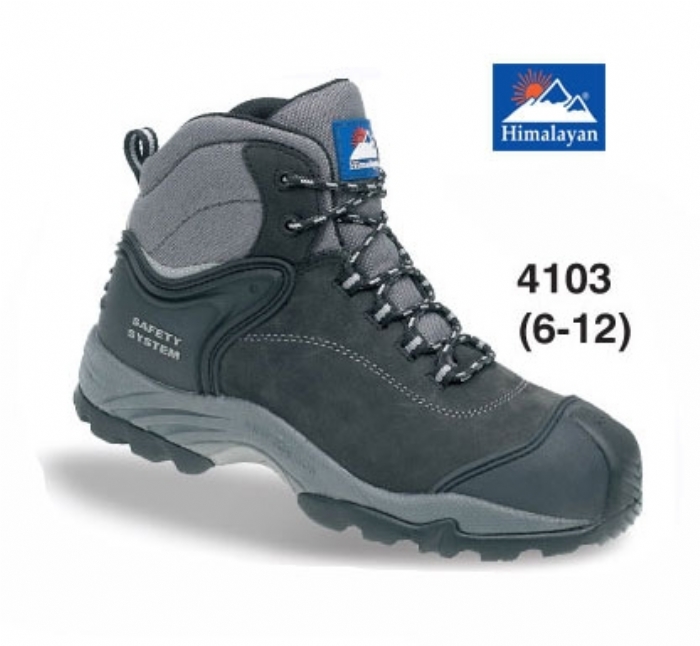 HIMALAYAN Black Nubuck Safety Boot