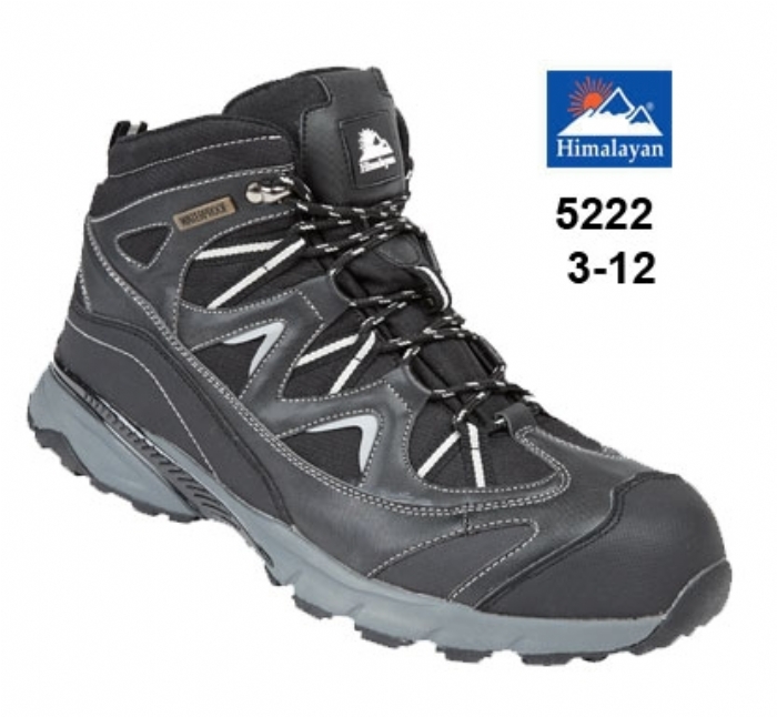 HIMALAYAN Black Waterproof Safety Boot