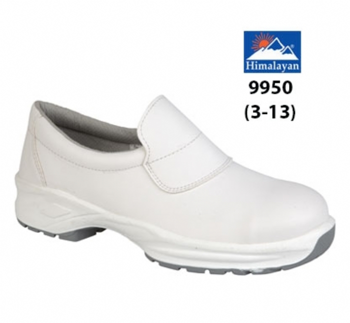 HIMALAYAN White Microfibre Safety Shoe