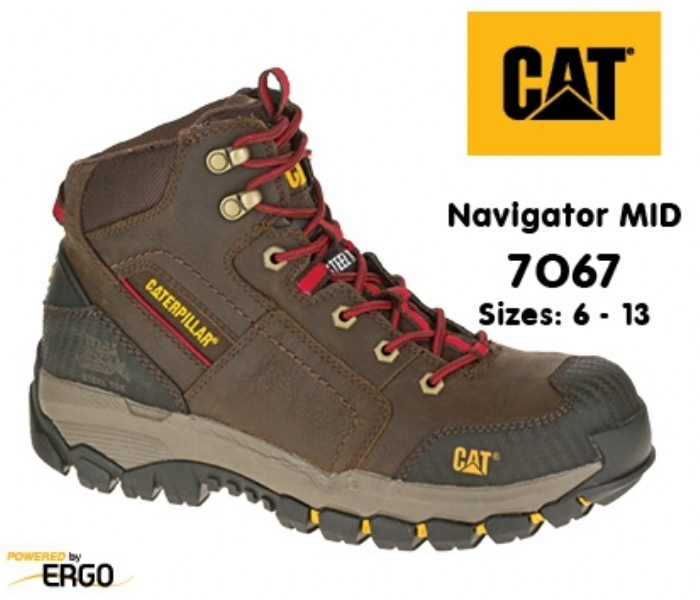 Cat 7067 Median Brown Safety Boot