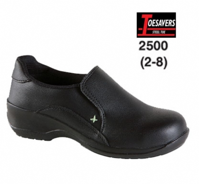 Himalayan 2500 Womens Black Microfibre Slip-On Safety Shoe